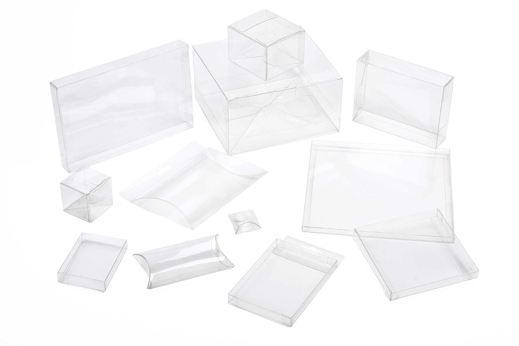 Crystal Clear Folding Boxes 