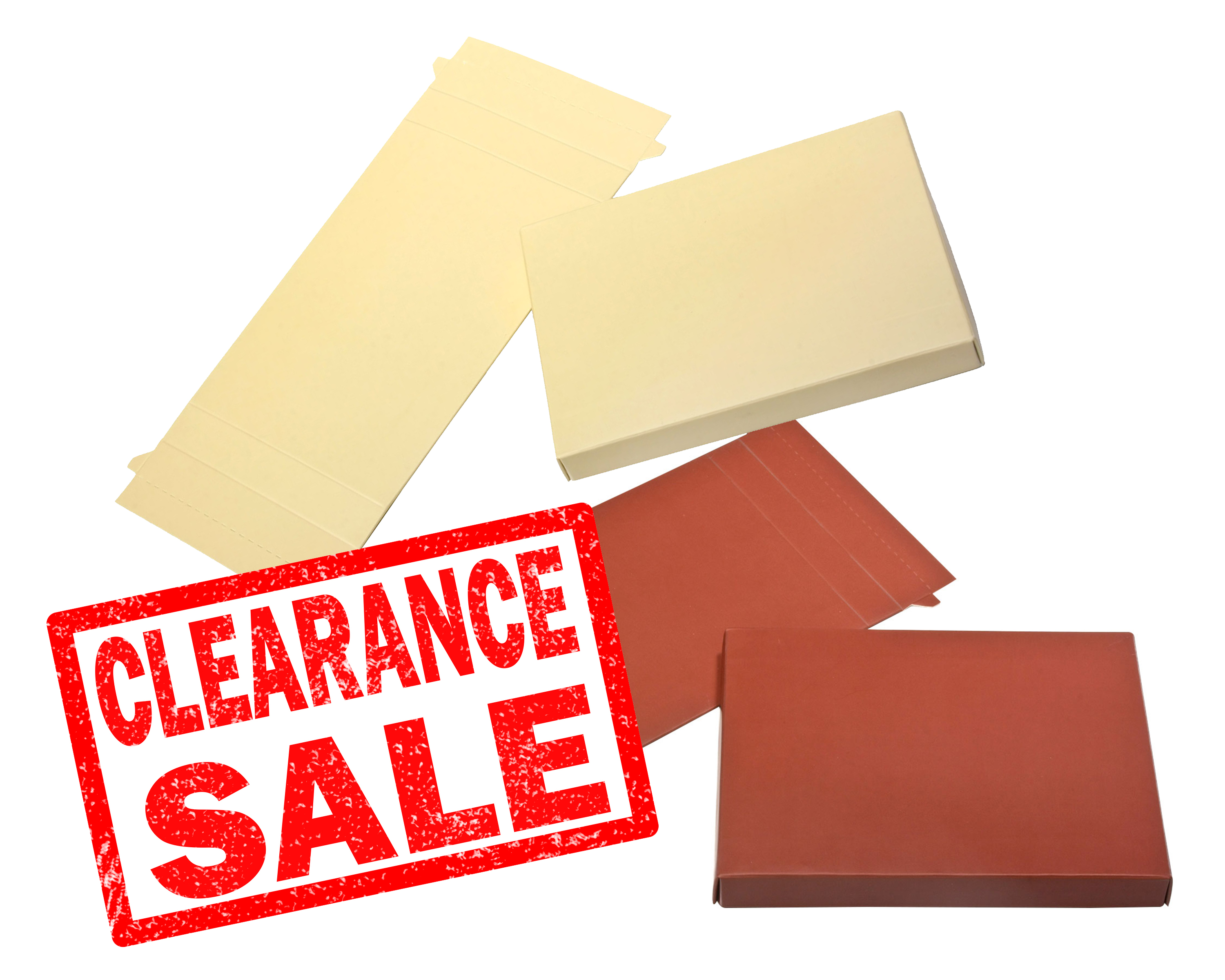 Clearance Clear Top Card Boxes