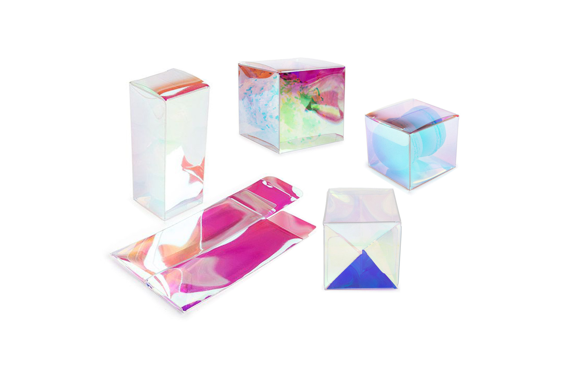 Iridescent Pop and Lock Boxes