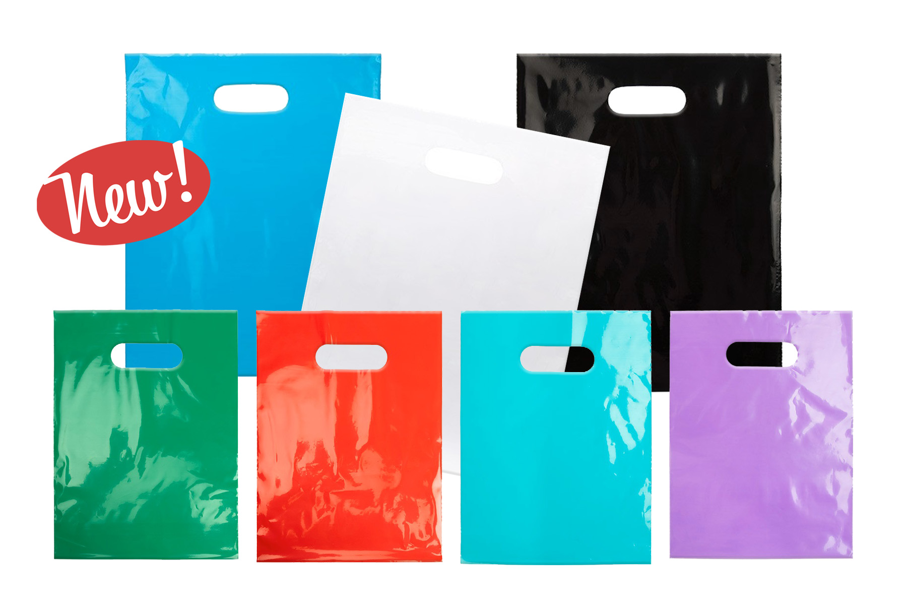 Die Cut Handle Shopping Bags