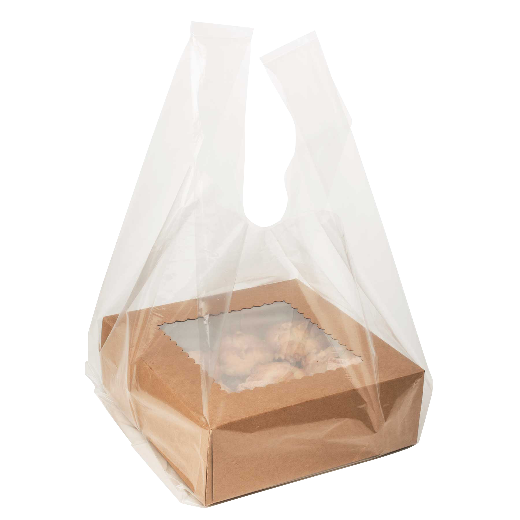 Clear Poly Handle Bags