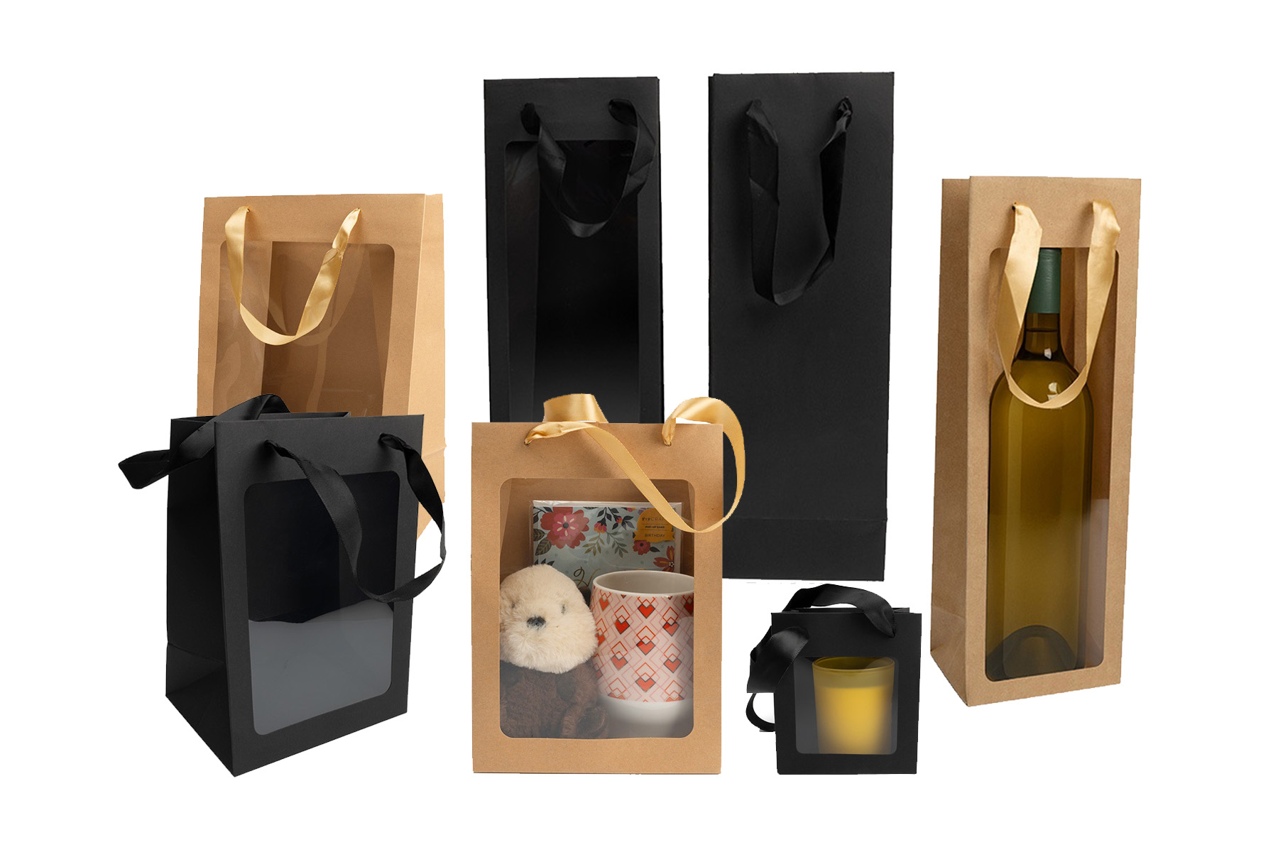 Merchandise Gift Bag with Window