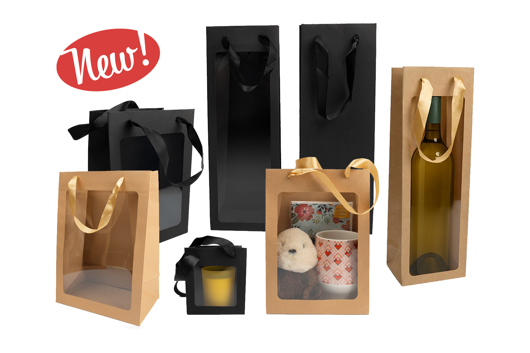 Merchandise Gift Bag with Window
