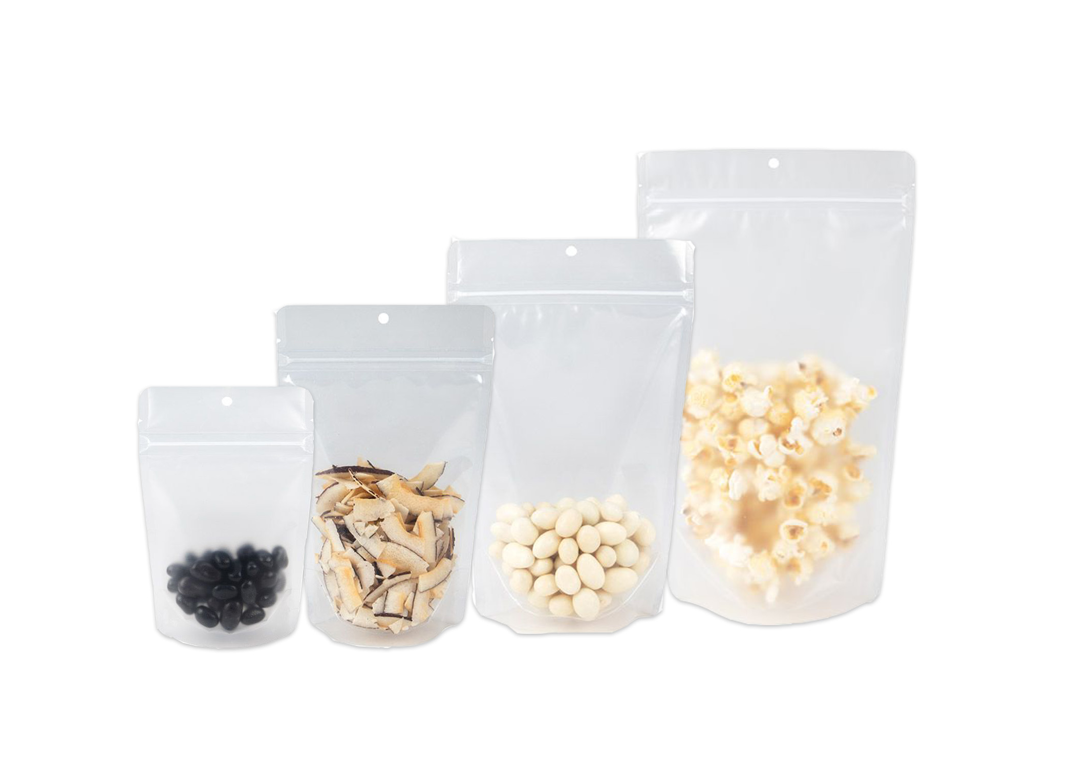 Recyclable Stand Up Zipper Pouch with RETAIN™