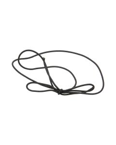 14SB Solid Black Elastic Stretch Loop - 14"