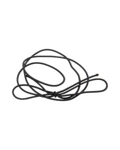 16SB 16"-Solid Black Elastic Stretch Loop