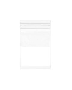 2WE1H2 2 Mil Polyethylene Zipper Bag – 1 ½” x 2” (White Block)