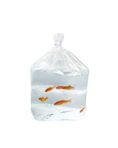 3GSBW7 Tropical Fish PE Heavy Duty Square Bottom Bags 3 Mil - 19" x 6" x 35"