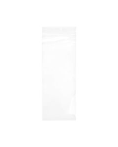 4PE38 4 Mil Polyethylene Zipper Bag – 3” x 8”