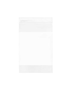 4WE46 4 Mil Polyethylene Zipper Bag – 4” x 6” (White Block)