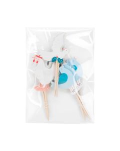 B34C Flap Seal Bags -  3 3/16" x 4 5/16"