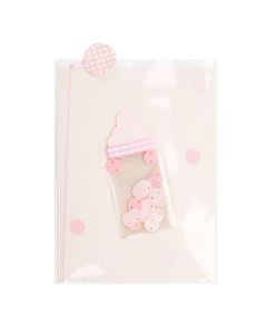 B3X5NF Crystal Clear No Flap Bags - 3 13/16" x 5 5/16"