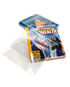 BC9 Crystal Clear Book Covers 2 Mil 25 pack - 9" x 15 1/2"