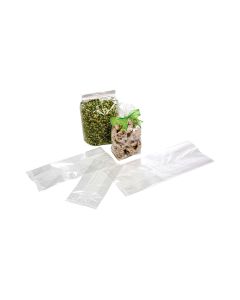 BGB00 Eco Clear Gusset Bag -   2 1/2" x 2" x 6"
