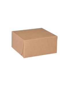 CBHC1010K Lock Corner Bakery Box (Kraft) - 10" x 10" x 5"