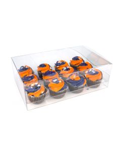 CBS178 Cupcake Box for 12 Mini Cupcakes – 9 ½” x 6” x 3”