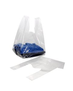 CHB4 Clear Poly Handle Bag 1.6 Mil - 12" x 7" x 22"