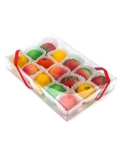 CNDY167 Chocolate & Truffle Box Set w/Insert (Holds 12 Standard Chocolates) – 4 1/8” x 6 1/8” x 1”