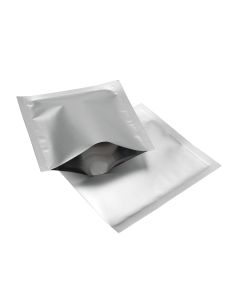 CRB2S Single Use Child Resistant Bag Silver - 3 1/2" x 3 3/4"