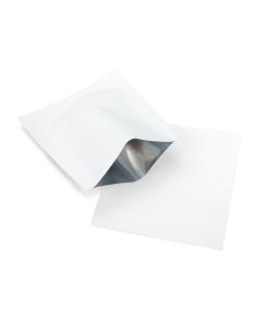 CRB2W Single Use Child Resistant Bag Matte White - 3 1/2" x 3 3/4"