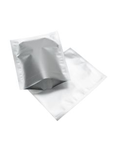 CRB3S Single Use Child Resistant Bag Silver - 4" x 5"