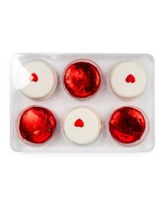 CTBS23O Round Cookie Tackle Box Set (6 Cavities) - 5" x 7 5/16" x 11/16"