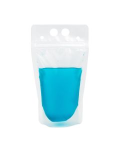 DP1F Frosted Drinking Pouch - 5 1/16" x 1 9/16" x 9"