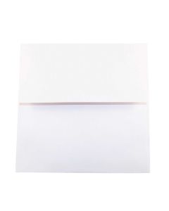 E260 Linen Texture Square Envelopes 70# White - 5 1/2" x 5 1/2"