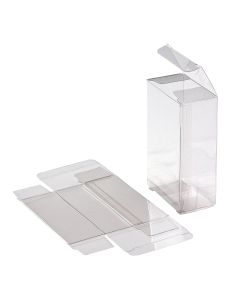 FB126 Crystal Clear Boxes – 2 5/8” x 4 5/16” x 1 ½”
