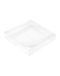 FB49 Crystal Clear Boxes – 6 1/8” x 6 1/16” x 1”