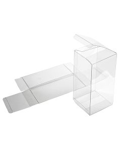 FB57 Crystal Clear Boxes – 4” x 4” x 8”