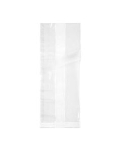 FDAGB9 Crystal Clear Side Gusset Bag – 2” x 2” x 8 ¼”