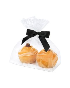 FGPB8 Flat Bottom Gusset Bag with Paper Insert – 7” x 4” x 9”