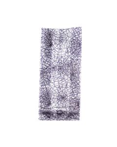 G3WEB Web Print-Black Printed Gusset Bag - 3 1/2" x 2" x 7 1/2"