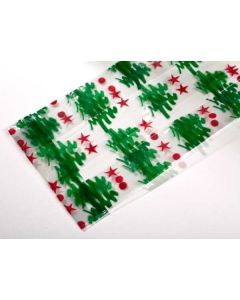 G4CTR Little Trees Printed Gusset Bag - 4" x 2 1/2" x 9 1/2"