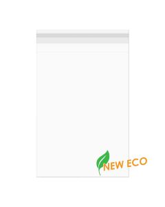 GC108 Premium Eco Clear Flap Seal Bags – 8 7/16” x 10 ¼”