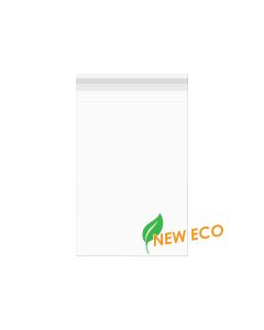 GC4E7H Premium Eco Clear Flap Seal Bags – 4” x 7 ½”