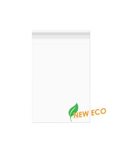 GC69H Premium Eco Clear Flap Seal Bags – 6” x 9 ½”