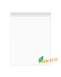GC811 Premium Eco Clear Flap Seal Bags – 8 15/16” x 11 ¼”