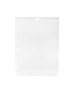 HB11 Crystal Clear Hanging Bags Flap Seal –11 7/16” x 14 ¼”