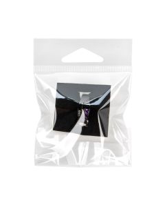 HB22 Crystal Clear Hanging Bags Flap Seal – 2 ¾” x 2 ¾”