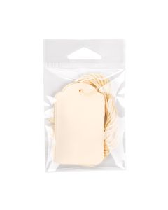 HB23 Crystal Clear Hanging Bags Flap Seal – 2 ¾” x 3 ½”