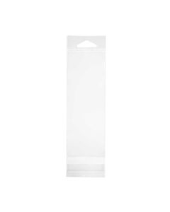 HB2H5 Crystal Clear Hanging Bags Flap Seal – 2 7/8” x 5 5/8”