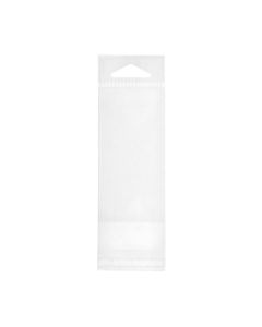 HB2X4 Crystal Clear Hanging Bags Flap Seal – 2 ¾” x 4 ¾”