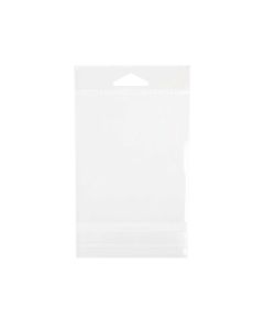 HB34 Crystal Clear Hanging Bags Flap Seal – 3” x 4”