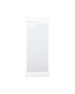 HB49XL Crystal Clear Hanging Bags Flap Seal –4 13/16” x 10”