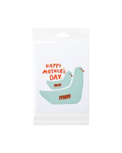 HB54S Crystal Clear Hanging Bags Flap Seal –4 ½” x 5 9/16”