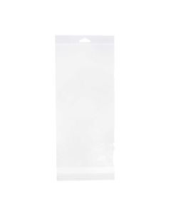 HB612S Crystal Clear Hanging Bags Flap Seal –6 3/16” x 12 1/16”