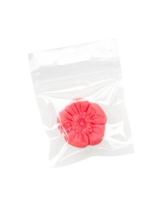 HZB33 Clear Zip Top Hanging  Bag – 3” x 3”