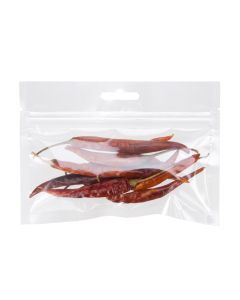 HZB63 Clear Zip Top Hanging  Bag – 6” x 3”